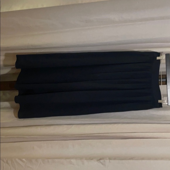 Long pleated skirt